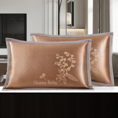 Fundas de almohada estera de verano funda de almohada de ratán de hielo funda de almohada bordada de ratán