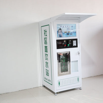 Máquina expendedora de agua con aceptador de monedas, de 400 y 800 Galones diarios.