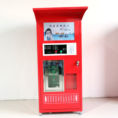 Máquina expendedora de agua con aceptador de monedas, de 400 y 800 Galones diarios.