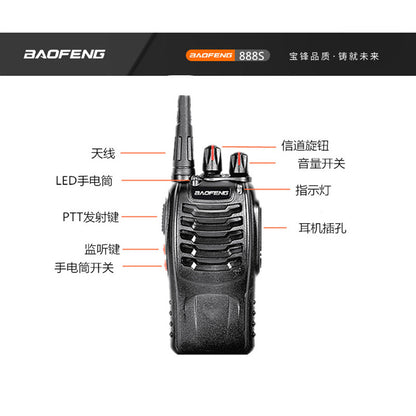 Walkie-talkie Baofeng, BF-888S, de alta potencia