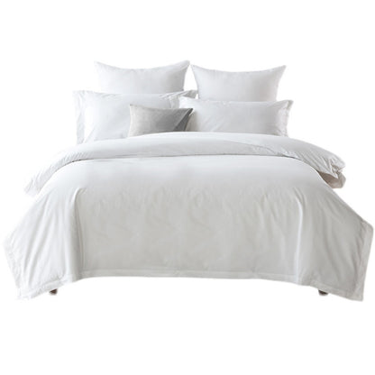 Sabana ropa de cama de algodón satinado B&B hotel juego de edredón ropa de cama hotel juego de cuatro piezas