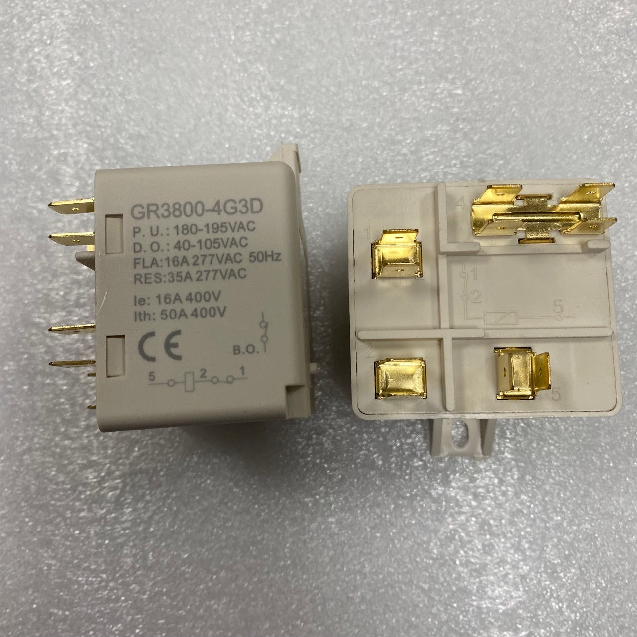 Relé de Arranque GR3800-4G3D — Repuesto para Compresor de Aire Acondicionado y Refrigeración
