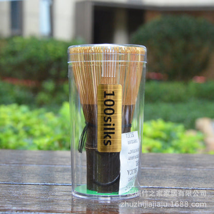 Kit Matcha Ceremonial Japonés: Batidor Chasen + Soporte + Cuchara + Pincel