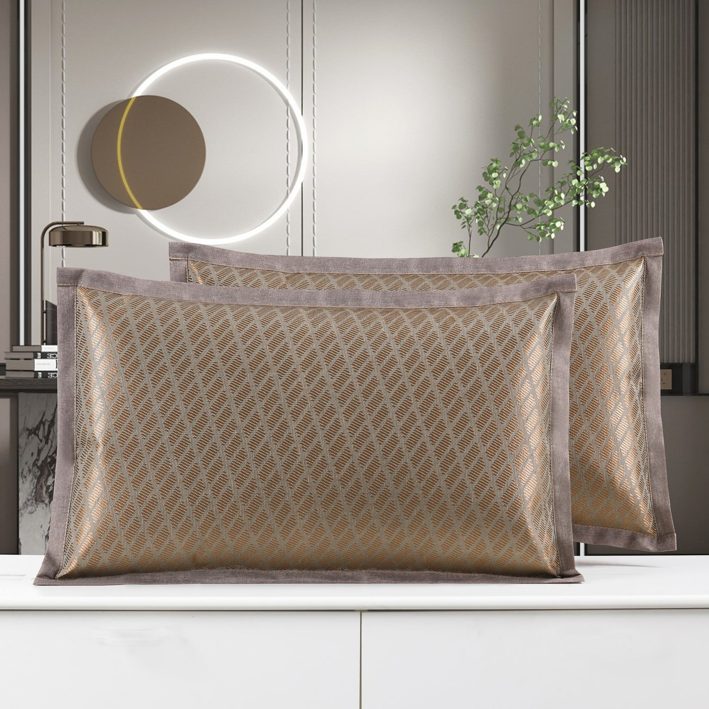 Fundas de almohada estera de verano funda de almohada de ratán de hielo funda de almohada bordada de ratán