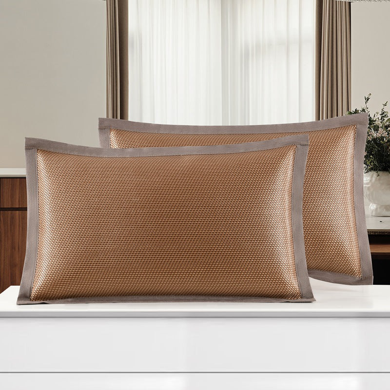 Fundas de almohada estera de verano funda de almohada de ratán de hielo funda de almohada bordada de ratán