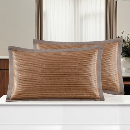 Fundas de almohada estera de verano funda de almohada de ratán de hielo funda de almohada bordada de ratán