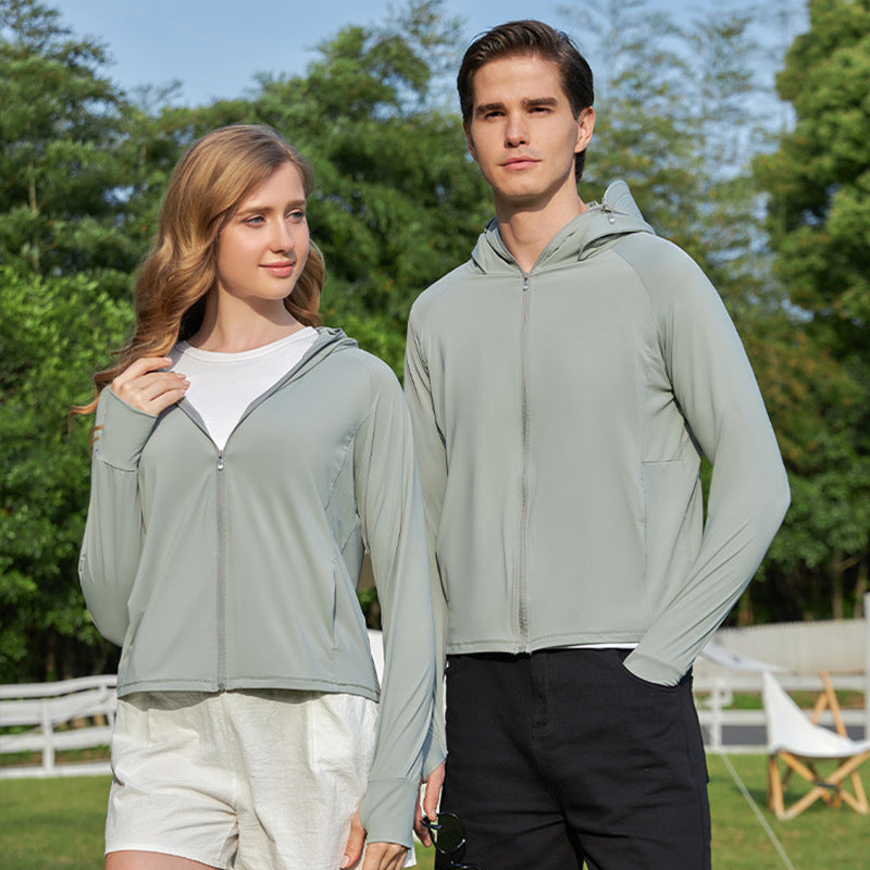 Chamarra Ligera con Capucha y Protección Solar UPF 50+ | Unisex
