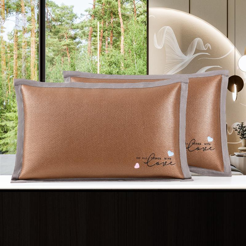 Fundas de almohada estera de verano funda de almohada de ratán de hielo funda de almohada bordada de ratán