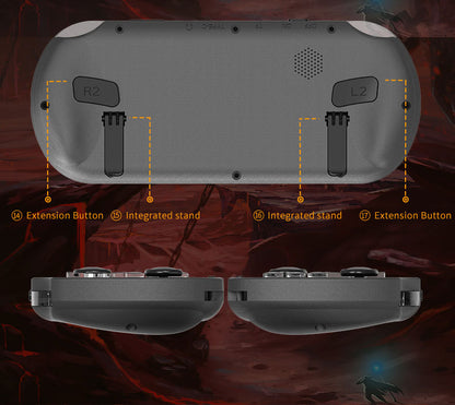 Consola de videojuegos transfronteriza SF3000HD portátil de alta definición con pantalla horizontal de 4,5 pulgadas, consola arcade retro GBA de doble palanca