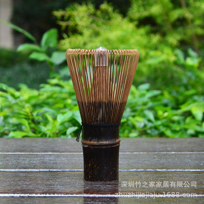 Kit Matcha Ceremonial Japonés: Batidor Chasen + Soporte + Cuchara + Pincel