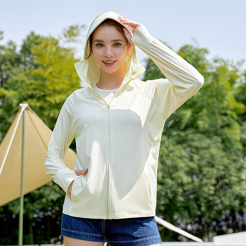 Chamarra Ligera con Capucha y Protección Solar UPF 50+ | Unisex