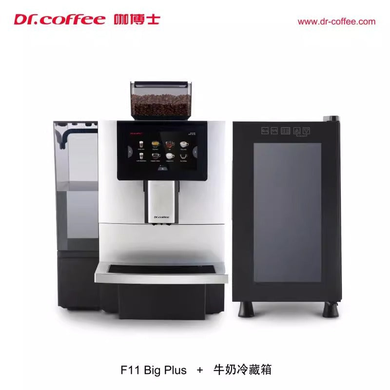 Cafetera superautomática Dr.Coffee F11 Big Plus 24 bebidas, 7" táctil para oficina