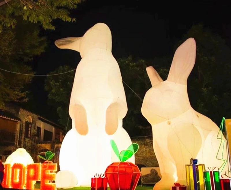 Inflables retroiluminados de 2mts a 10mts de Lunas, Conejos, Astronautas, varios modelos y medidas. - Ciaespinoza.com