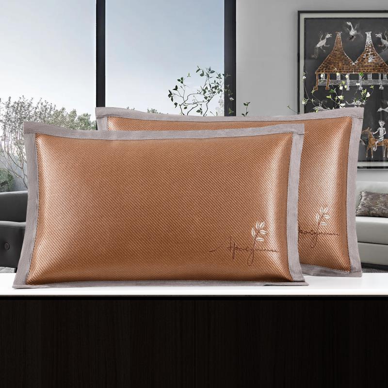 Fundas de almohada estera de verano funda de almohada de ratán de hielo funda de almohada bordada de ratán