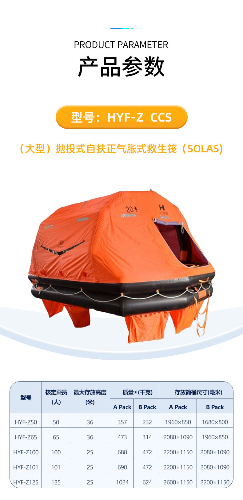 Balsa salvavidas marina inflable autoportante válvula de salvamento de rescate de emergencia