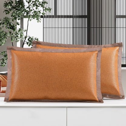 Fundas de almohada estera de verano funda de almohada de ratán de hielo funda de almohada bordada de ratán