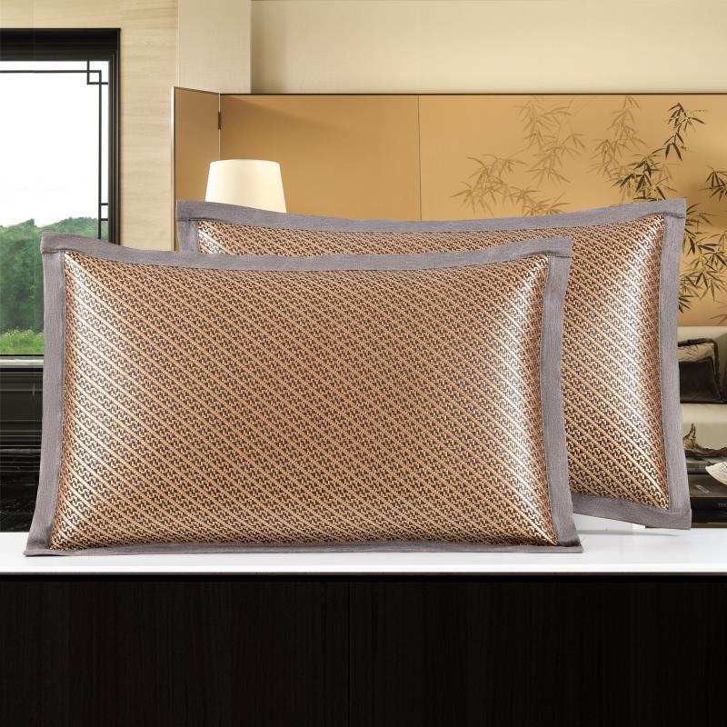 Fundas de almohada estera de verano funda de almohada de ratán de hielo funda de almohada bordada de ratán