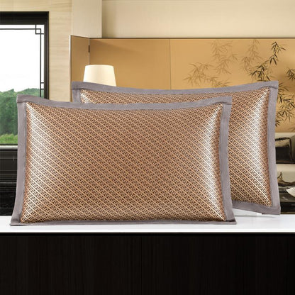 Fundas de almohada estera de verano funda de almohada de ratán de hielo funda de almohada bordada de ratán