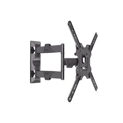Montaje de Pared Articulado P4-NB / Pantallas de 32" a 55" / VESA 100x100 a 400x400 mm / Carga 27.2 kg (60 lbs) / Inclinación +8° a -5° / Giro 180°