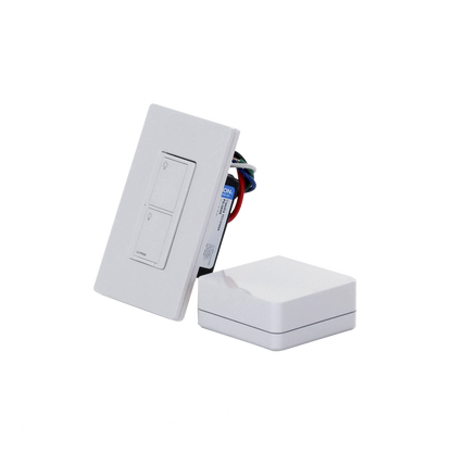 Kit de inicio Caseta Wireless con hub Smart Bridge, interruptor on/off inteligente de 5 A con neutro y placa Claro, control por app y asistentes de