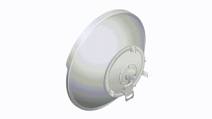 Antena Direccional RocketDish airMAX AC, ideal para enlaces Punto a Punto (PtP), frecuencia 5 GHz (5.1 - 5.8 GHz) de 31 dBi