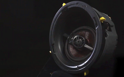 REV Series Altavoz Surround | Angulo para Techo de 3 Vias para Empotrar | Cine en Casa | Woofer de 7in de Polipropileno | 2 Tweeter de 1in | 150W |