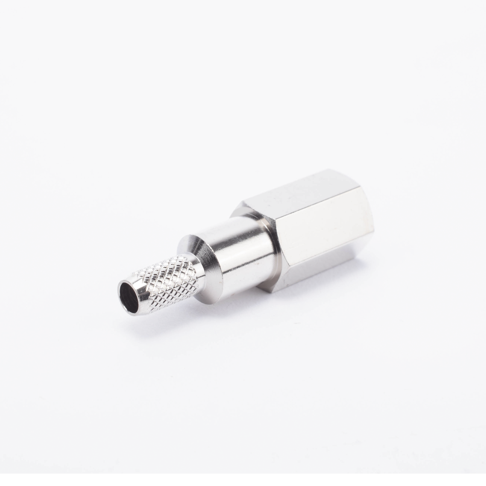 Conector FME Macho de anillo plegable para cable RG-58/U, Niquel/ Oro/ Teflón