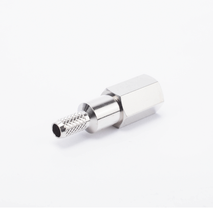 Conector FME Macho de anillo plegable para cable RG-58/U, Niquel/ Oro/ Teflón