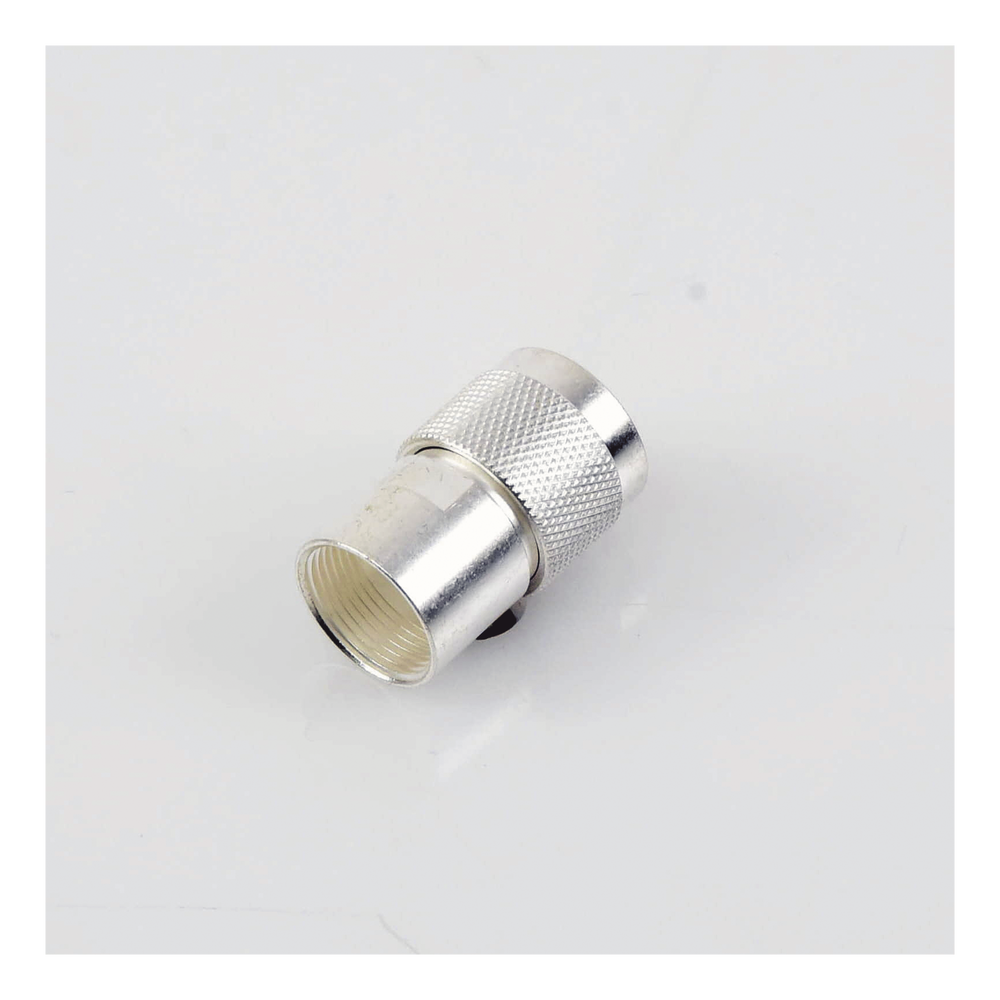 Conector N Macho para Cables con Conductor Central de AWG-11 ó 13, Tipo RG-8/U (BELDEN 8237), RG-213/U (8267), RG-214 (8268)