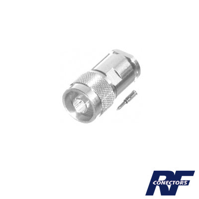 Conector N Macho para Cables con Conductor Central de AWG-11 ó 13, Tipo RG-8/U (BELDEN 8237), RG-213/U (8267), RG-214 (8268)
