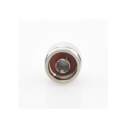 Conector N Macho Coaxial de Anillo Plegable para Cable RG-142/U, Niquel/ Oro/ Teflón