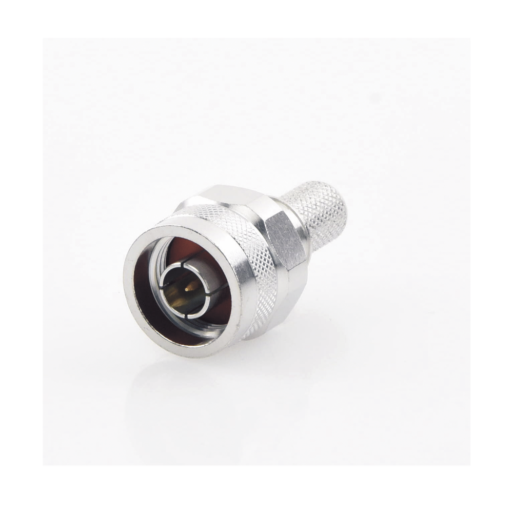 Conector N Macho de PIN Cautivo, Anillo plegable, para cables 9913, LMR-400, LP400, CNT-400, RG8/U-SYS, RFLASH-1113, 8214, 7810A