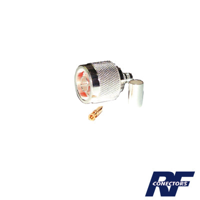 Conector N Macho de anillo plegable para cables RG-8/X, LMR-240, 9258