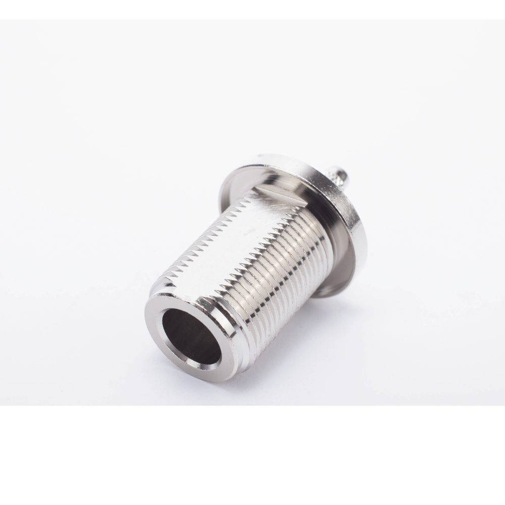 Conector N Hembra Hermético, montaje Frontal para panel en 2D Plano