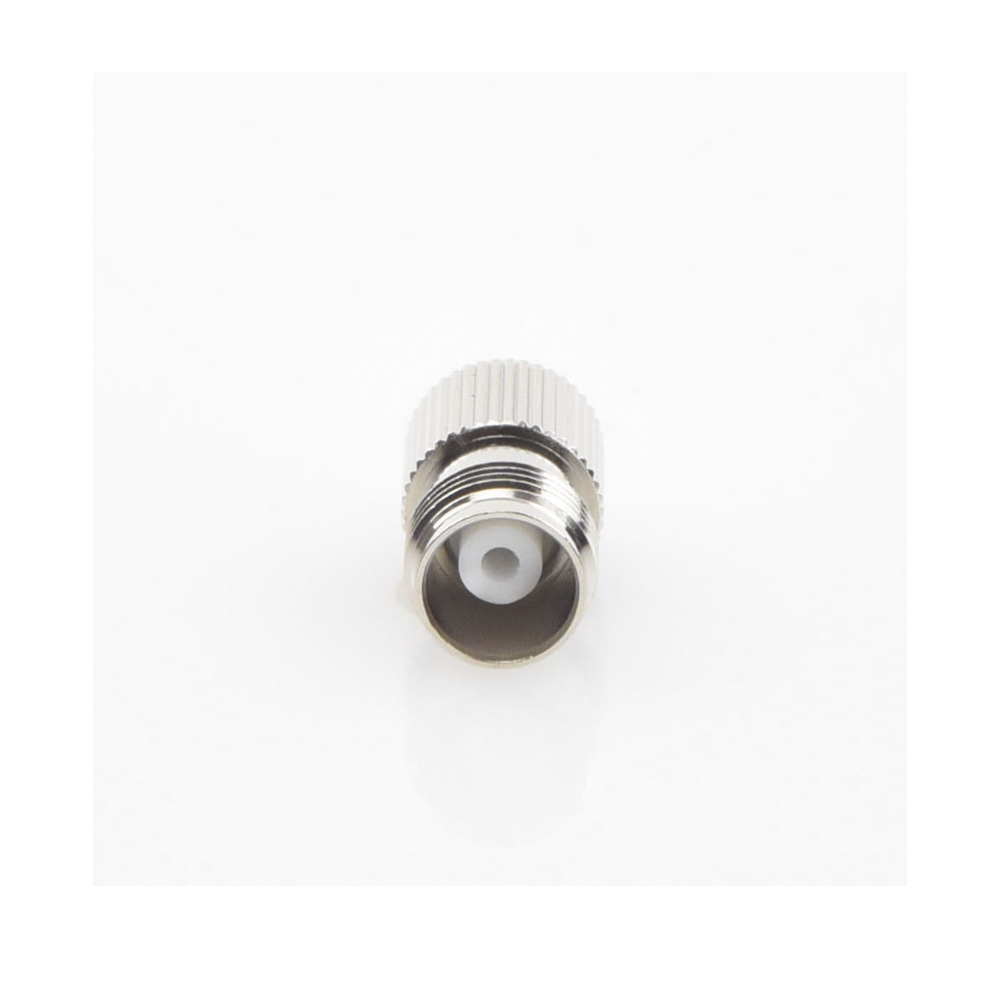 Conector TNC Hembra de Anillo Plegable para Cables RG-58/U, RG-142/U, Niquel /Oro /Delrin
