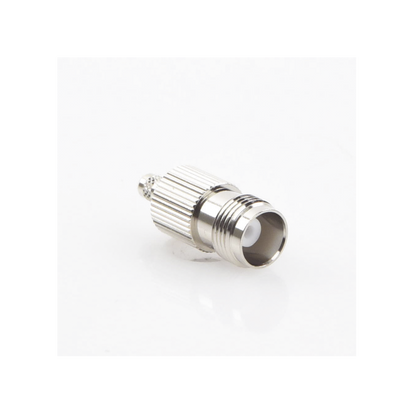Conector TNC Hembra de Anillo Plegable para Cables RG-58/U, RG-142/U, Niquel /Oro /Delrin