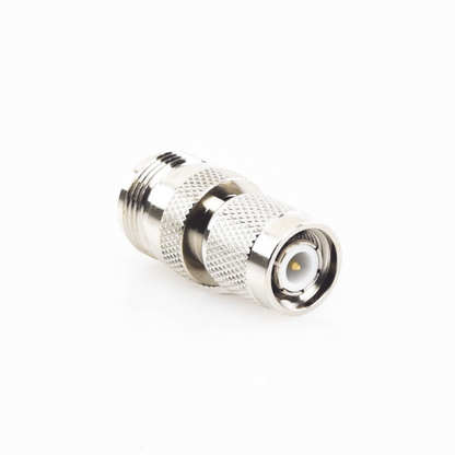 Adaptador en Línea de Conector TNC Macho a N Hembra, Níquel/ Oro/ Teflón