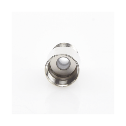 Conector UHF Hembra (SO-239) en Línea de Rosca para RG-8/U, 9913, LMR-400, Níquel/ Plata/ Teflón