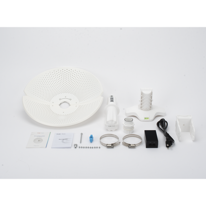 Radio Integrado 23 dBi Puerto 10/100, Modo AP/CPE en PtP o CPE en Multipunto, Hasta 867 Mbps, Botón de Auto-Emparejamiento para distribuciones de