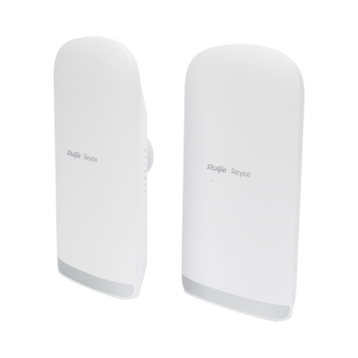 Kit Punto a Punto Ruijie RG-EST350G / Wi-Fi 5 (802.11ac Wave2) 867 Mbps / Antena 16 dBi MIMO 2x2 MU-MIMO / 3 Puertos Gigabit / Alcance 5 km (16,404