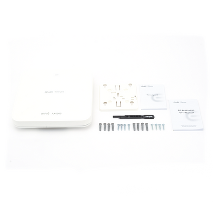 Punto de Acceso Mesh Wi-Fi 6 con doble puerto multi-gigabit 2.5G Interior en Techo hasta 5.9 Gbps, doble banda 802.11 AX6000 MU-MIMO 4x4