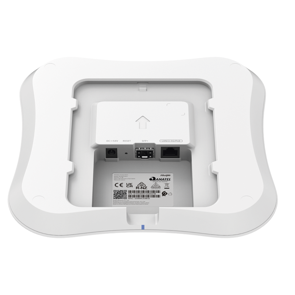 Punto de Acceso Wi-Fi 7 Tri-Banda para Alta Densidad / BE14000 / 13 Gbps / Hasta 600 Usuarios / Puerto 2.5G PoE In + SFP+ 10G / 802.11be / MIMO 8x8