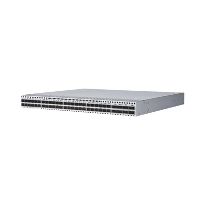 Switch Data Center / 48 Puertos SFP+ 1G/10G / 8 Puertos QSFP28 40G/100G / 2.56 Tbps / 1920 Mpps / M-LAG VSU VXLAN EVPN / RDMA RoCEv2 PFC ECN
