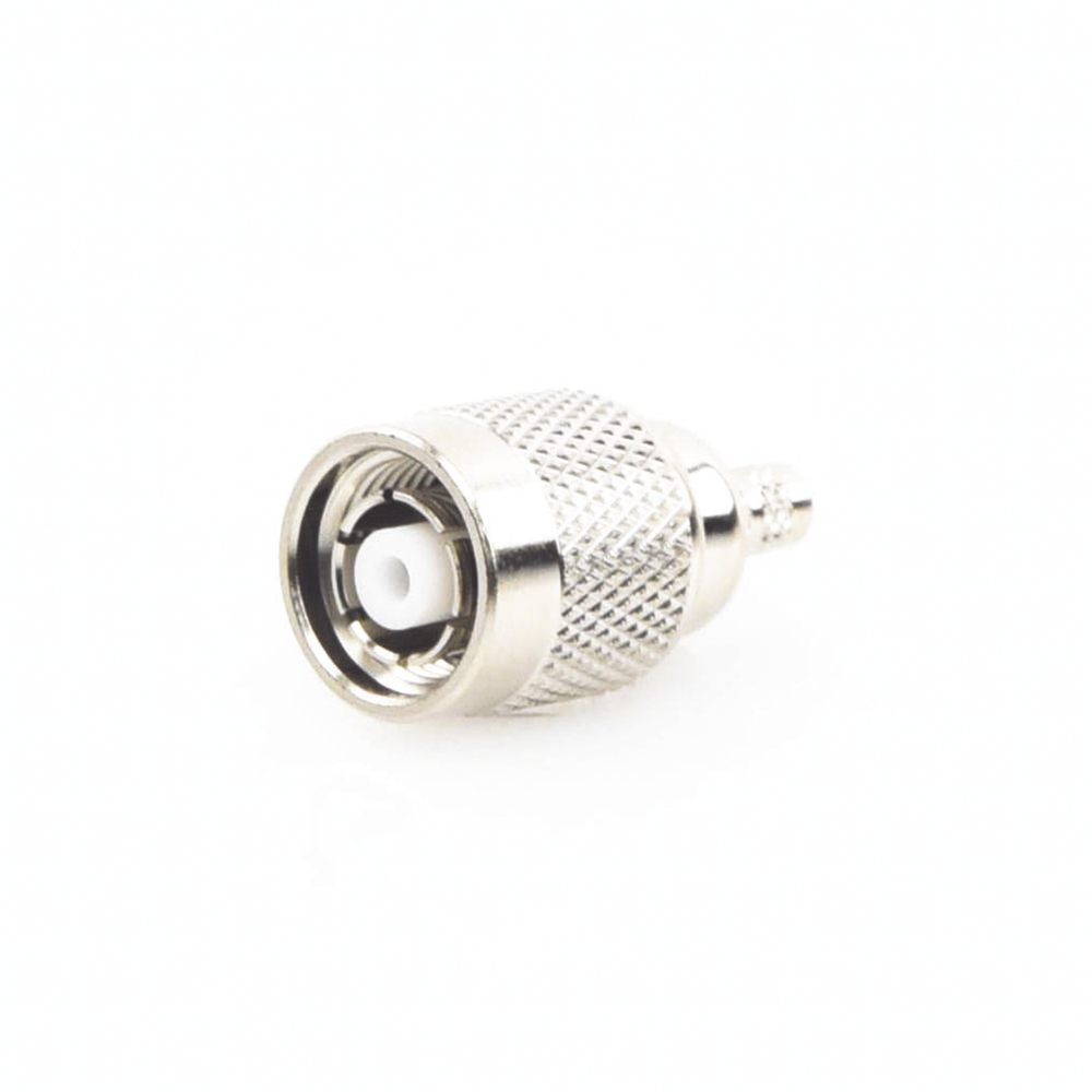 Conector TNC Macho Inverso de Anillo Plegable para Cable RG-142/U, Níquel/ Oro/ Teflón