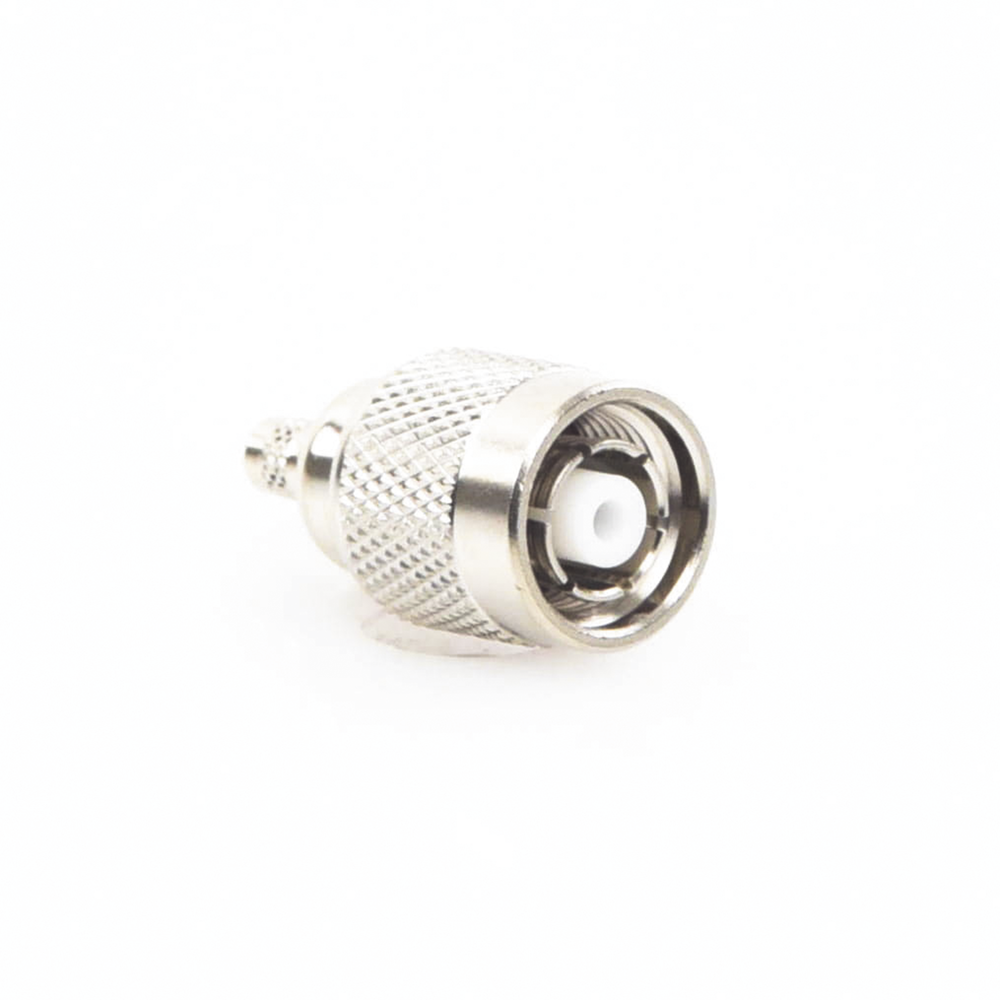 Conector TNC Macho Inverso de Anillo Plegable para Cable RG-142/U, Níquel/ Oro/ Teflón