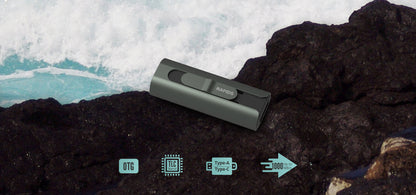 Memoria USB Dual impulsado por SSD Core / 512 GB / USB-C y USB-A / 1000 MB/s de Escritura