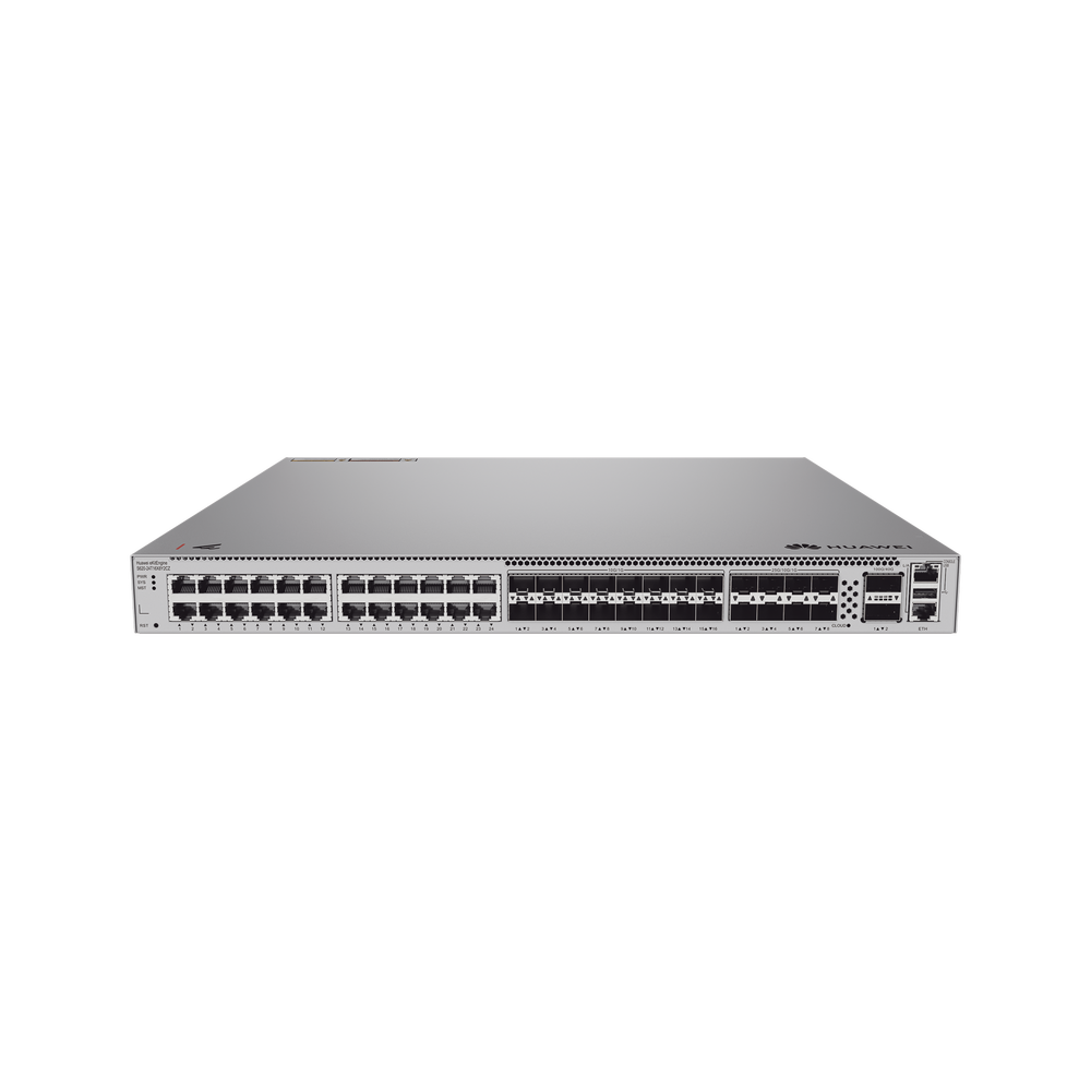 Switch eKit Core Empresarial Híbrido Capa 3 / 24 Puertos Gigabit / 16 Puertos SFP+ (10 Gbps) / 8 Puertos SFP28 (25 Gbps) / 2 Puertos QSFP28 (100