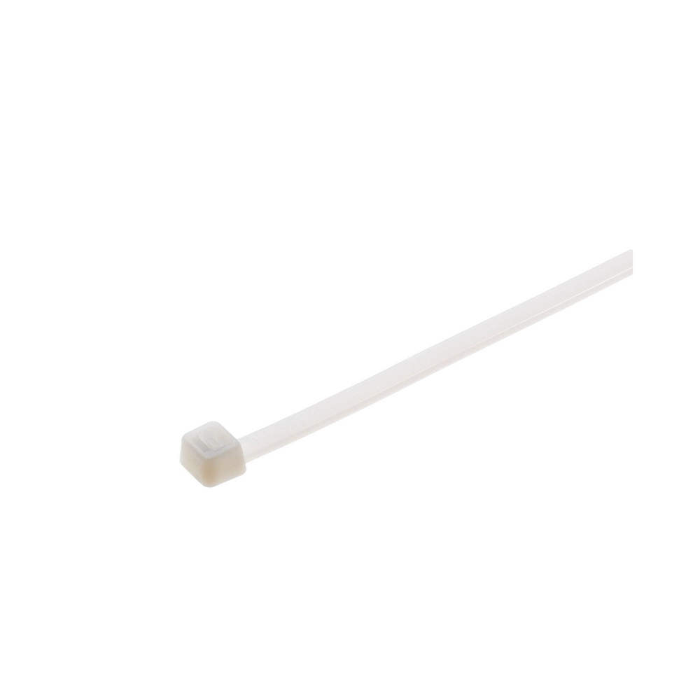 Cincho STRONGHOLD, 160 mm largo x 4.8 mm ancho, Tensión 50 lb (222 N) Naylon 6.6 Color Natural, Paquete de 1000 Piezas