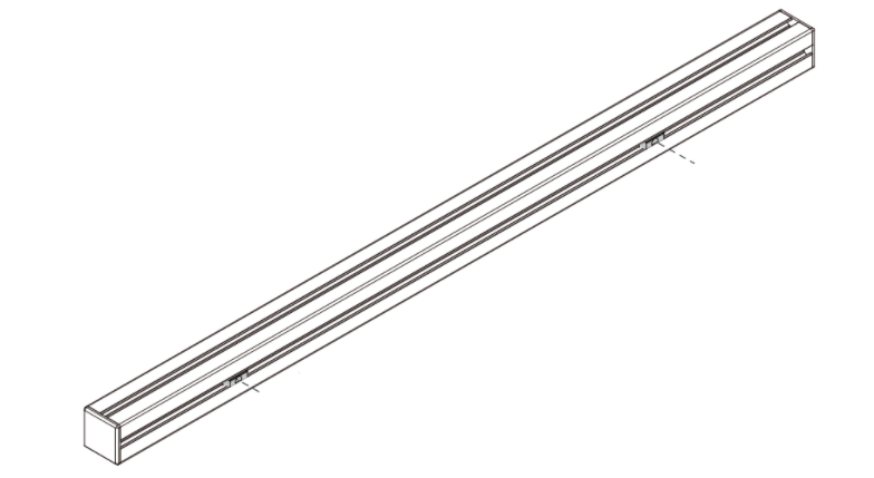 Riel para video wall LED 122.5CM