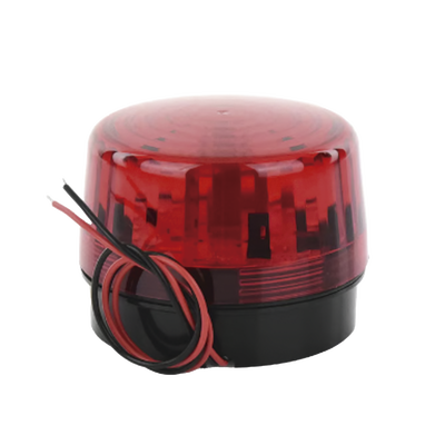 Luz Estroboscópica LED (35) / Patrones de Parpadeo Ajustables / 8 Patrones / Batería de Respaldo / 12-24 Vcc/Vca / Resistente al Clima IP66/IP55